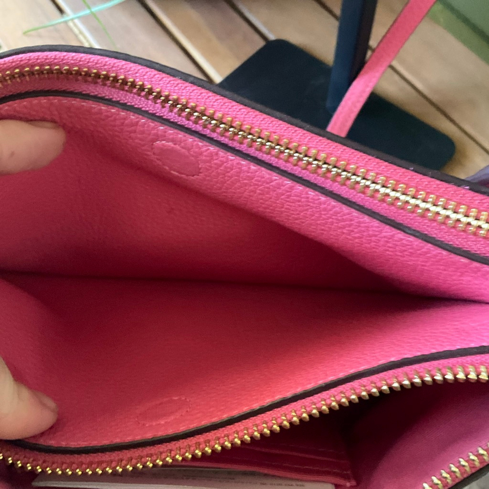 Coach Lyla Crossbody Bag, Pink/Gold, EUC - Picture 5 of 9